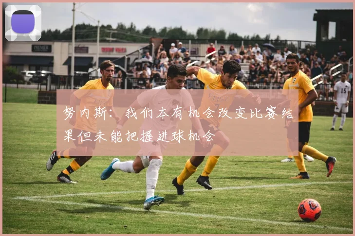 努内斯：我们本有机会改变比赛结果但未能把握进球机会